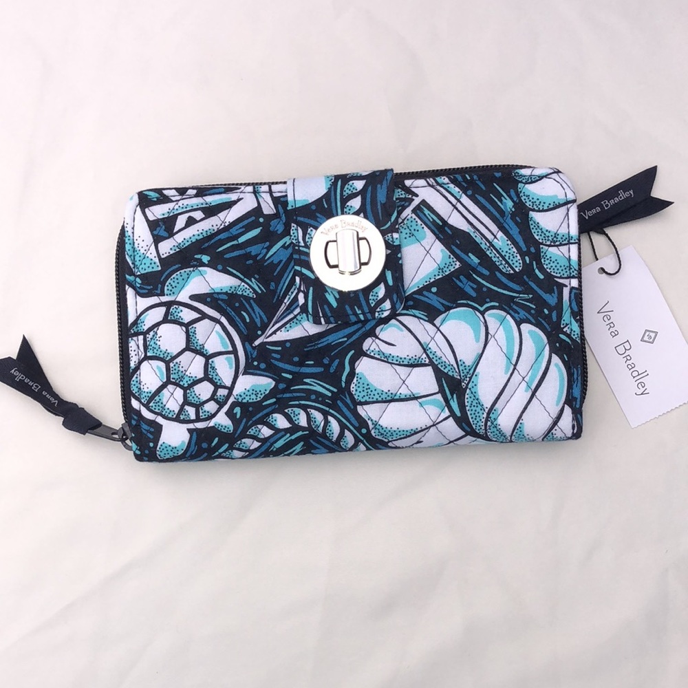 VERA BRADLEY Lighten Up Blue Shore Enough Design Bundle Of 3 NWT - Picture 7 of 17